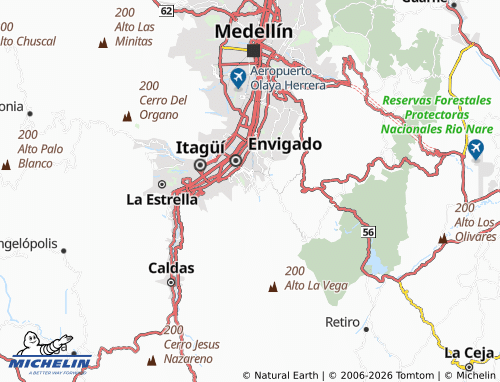 Carte MICHELIN La Mina - ViaMichelin