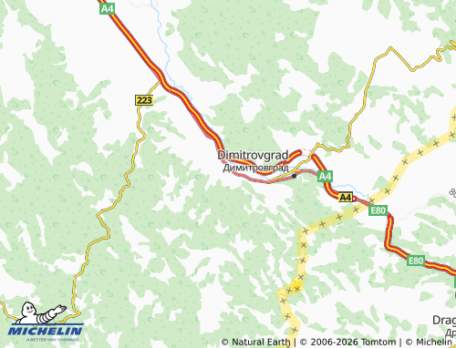 Mapa MICHELIN Željuša - ViaMichelin
