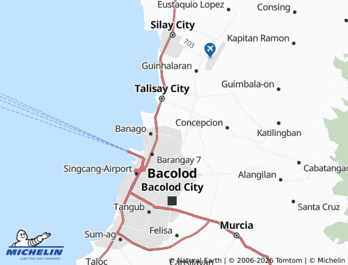 MICHELIN Bata map - ViaMichelin