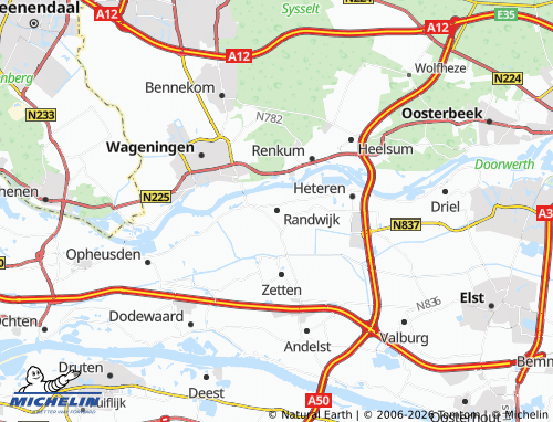 Mappa MICHELIN Randwijk - ViaMichelin