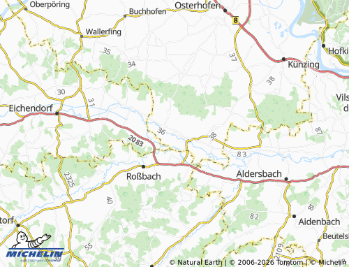 MICHELIN Absdorf map - ViaMichelin