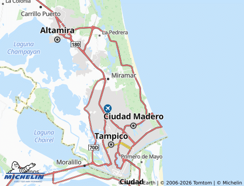 Mappa MICHELIN Revolución Verde - ViaMichelin