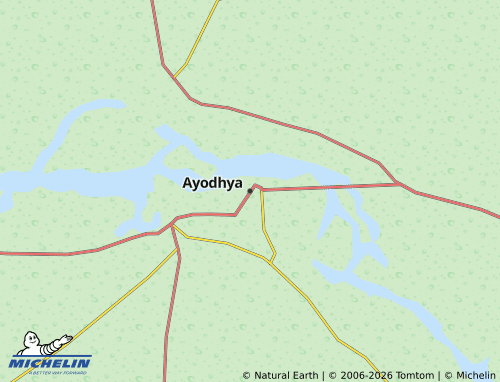 MICHELIN Ayodhya map - ViaMichelin
