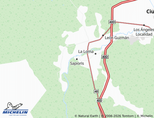 MICHELIN Sapioris map - ViaMichelin