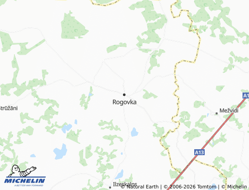 Mapa MICHELIN Rogovka - ViaMichelin