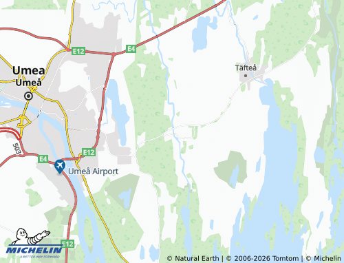 Mapa MICHELIN Innertavle - ViaMichelin