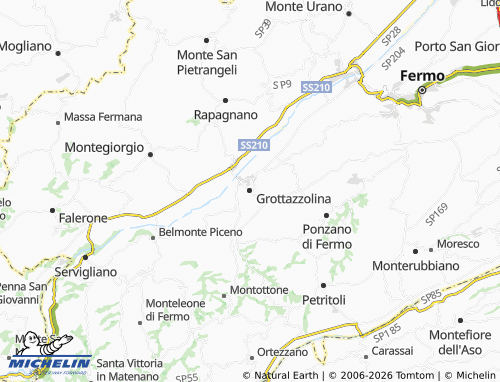 MICHELIN Grottazzolina map - ViaMichelin