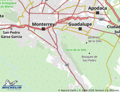 Mappa MICHELIN San Ángel Sur, Los Remates - ViaMichelin