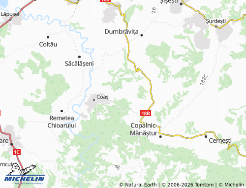 Mapa MICHELIN Curtuiușu Mic - ViaMichelin
