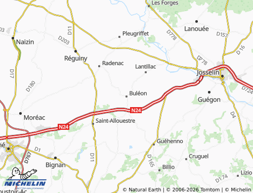 MICHELIN Buléon map - ViaMichelin