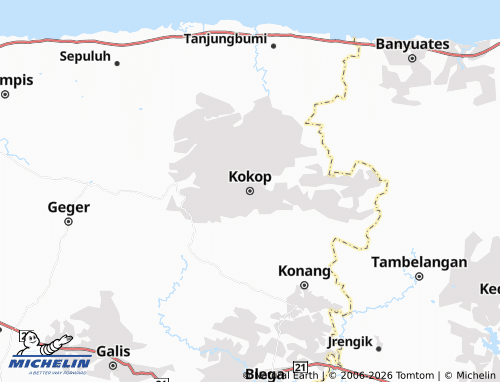 Carte MICHELIN Kokop - ViaMichelin