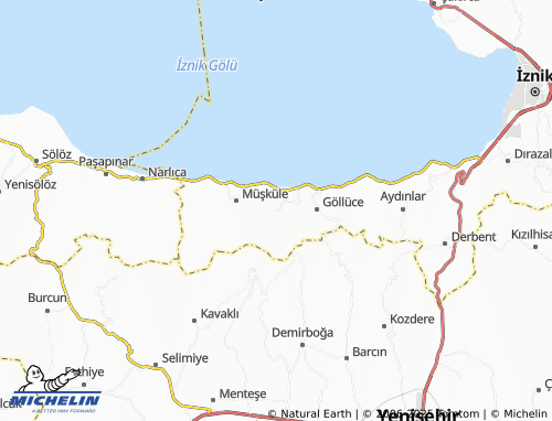 MICHELIN Mustafalı map - ViaMichelin