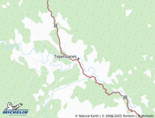 MICHELIN La Cruz map - ViaMichelin