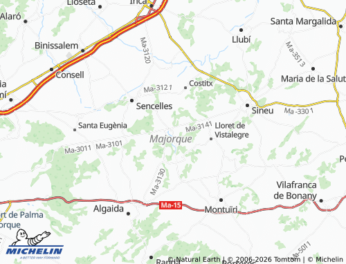 Mapa MICHELIN Ruberts - ViaMichelin
