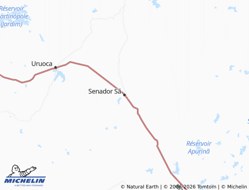Mappa MICHELIN Senador Sá - ViaMichelin