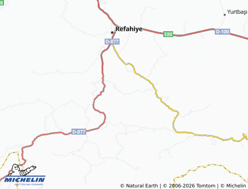 MICHELIN Onurlu map - ViaMichelin