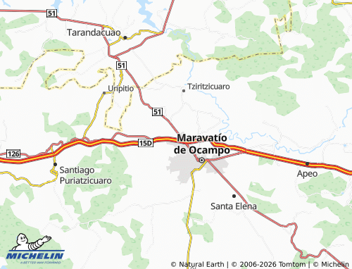 Mapa MICHELIN Los Ocotes - ViaMichelin