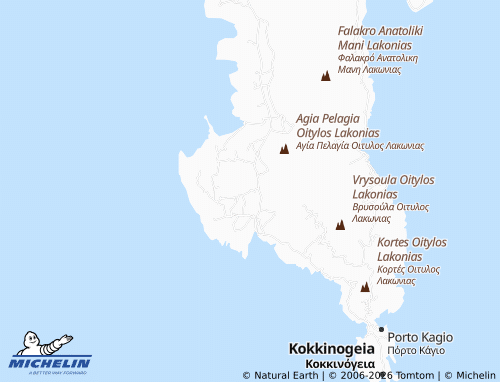 MICHELIN Kechrianika map - ViaMichelin