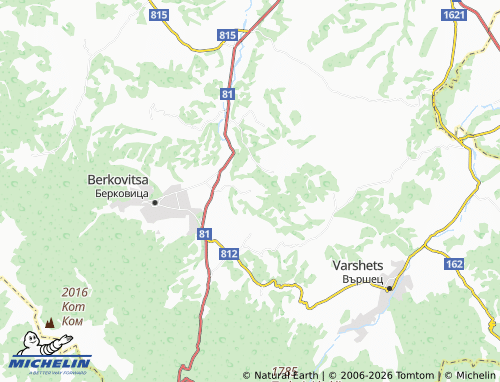 Mappa MICHELIN Mezdreya - ViaMichelin