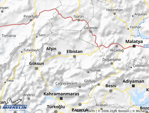 Mappa MICHELIN Elbistan - ViaMichelin