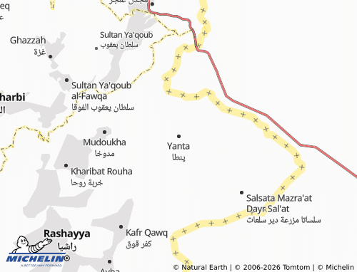 Mapa MICHELIN Yanta - ViaMichelin