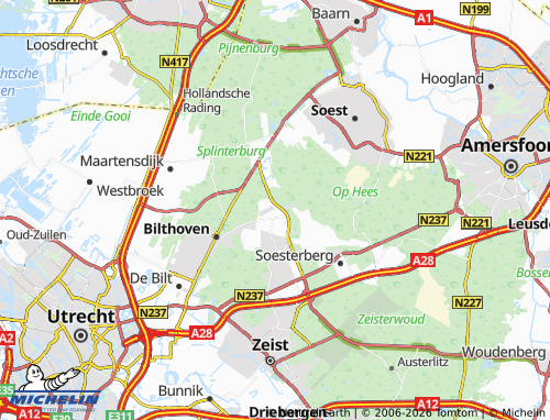 Carte MICHELIN Den Dolder - ViaMichelin