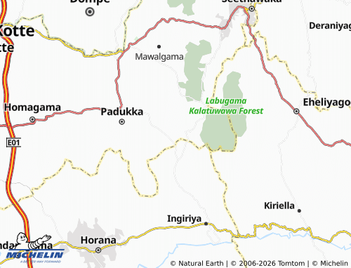 Mappa MICHELIN Siyambalawa - ViaMichelin