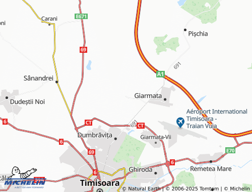 MICHELIN Cerneteaz map - ViaMichelin