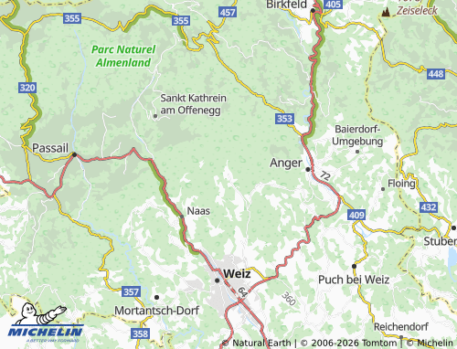 MICHELIN-Landkarte Ponigl - ViaMichelin