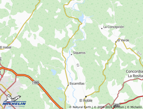 Carte MICHELIN Siqueros - ViaMichelin