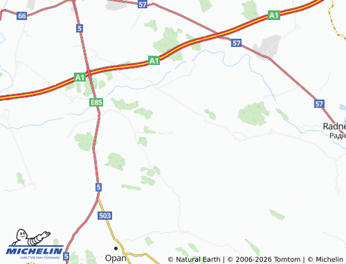 Carte MICHELIN Strelets - ViaMichelin