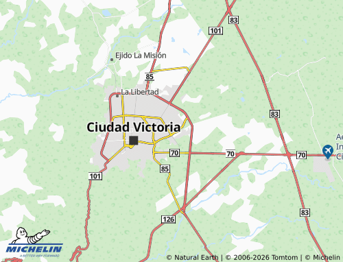 MICHELIN Liberal map - ViaMichelin
