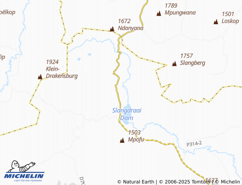 MICHELIN Lusitania map - ViaMichelin
