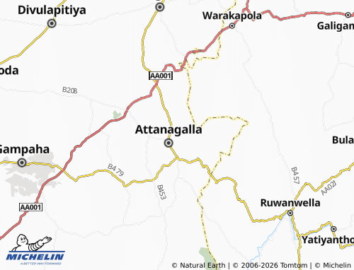 Mappa MICHELIN Walaliyadda - ViaMichelin