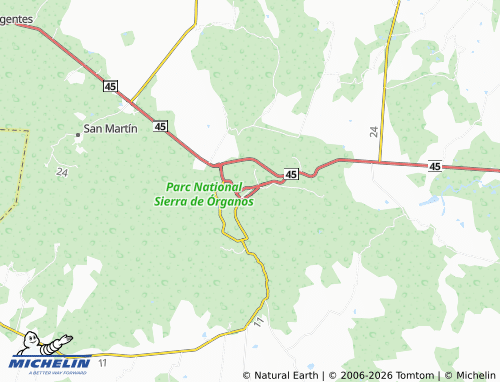 MICHELIN-Landkarte Santa Rosa - ViaMichelin