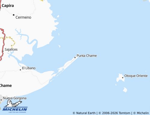 Carte MICHELIN Punta Chame - ViaMichelin