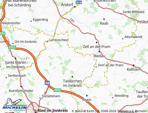 MICHELIN Tiefenbach map - ViaMichelin