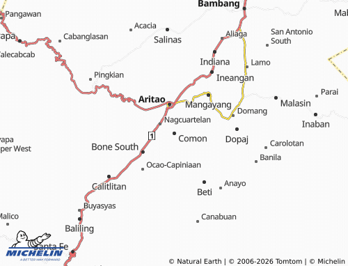 MICHELIN Comon map - ViaMichelin
