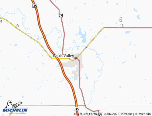 Mappa MICHELIN Pauls Valley - ViaMichelin