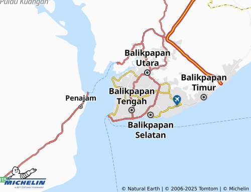 MICHELIN Karang Jati map - ViaMichelin
