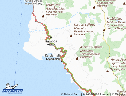 MICHELIN Prosilio map - ViaMichelin