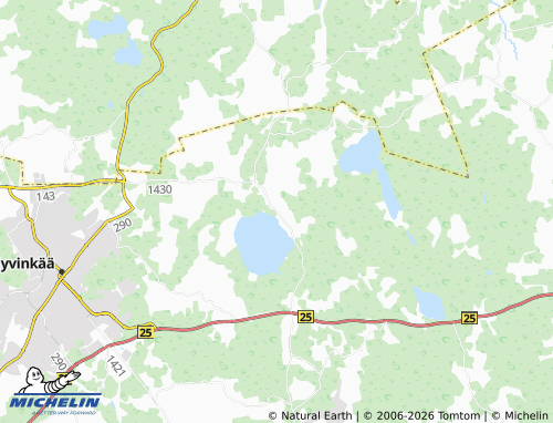 Kaart MICHELIN Ridasjärvi - ViaMichelin