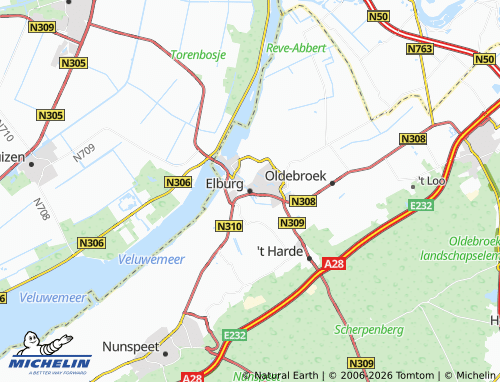 Carte MICHELIN Elburg - ViaMichelin