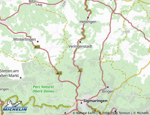 Mapa MICHELIN Veringendorf - ViaMichelin