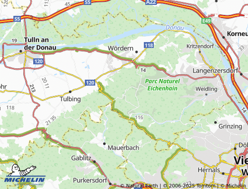 MICHELIN Unterkirchbach map - ViaMichelin