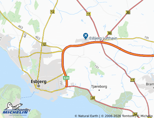 MICHELIN-Landkarte Andrup - ViaMichelin