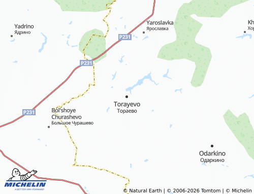 MICHELIN-Landkarte Torayevo - ViaMichelin
