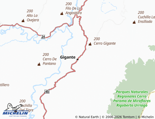 Carte MICHELIN Gigante - ViaMichelin