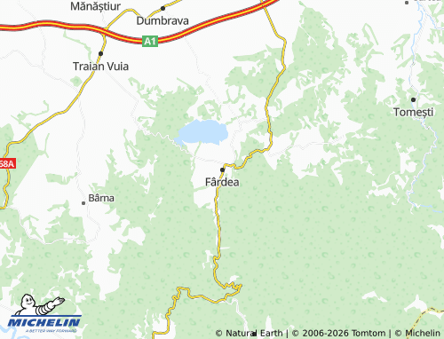 MICHELIN Fârdea map - ViaMichelin