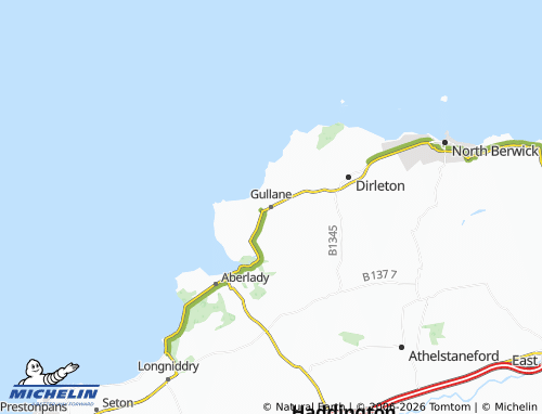 Mappa MICHELIN Gullane - ViaMichelin